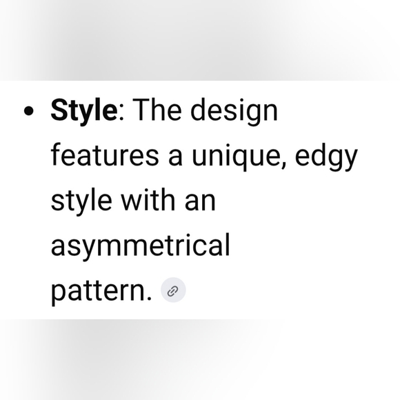 THML Ladies Asymmetrical Stripe Pattern Crew Neck Sweater. Size M - Picture 10 of 10